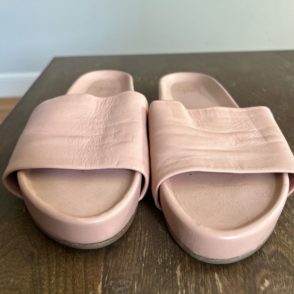 Women's Pink Slide Sandals